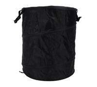 LIYJTK 90L Garden Waste Bag & Camping Trash Can Reusable Bin for Leaves Rubbish Toys Portable Water Proof Oxford Cloth Camping Trash Bin for Picnic Outdoor (black)