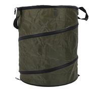 LIYJTK 90L Garden Waste Bag & Camping Trash Can Reusable Bin for Leaves Rubbish Toys Portable Water Proof Oxford Cloth Camping Trash Bin for Picnic Outdoor (green)