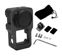 LIYJTK Action Camera Frame Case Motion Camera Frame Protector Drop Resistant 1/4in 3/8in Threaded Holes Action 2 (Black Upper: 84661 3K000HZ, 84661 3K000 HZ, Lower:)