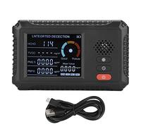 LIYJTK Air Quality Monitor Portable Indoor Outdoor Detector Measures CO2 TVOC HCHO for Home Office School Travel
