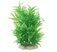 LIYJTK Artificial Water Grass, Green Plastic Artificial Grass Plant Ferns Bush Reeds for Aquarium Fish Tank Aquatic Greenery Décor Decoration Water Grass Plants