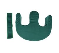 LIYJTK Bedridden Patient Turning Device Multi Functional U Shaped Turnover Pad with Bandaged Flannelette Comfortable Patient Turning Pillow for Elderly (Green)