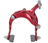 LIYJTK Bicycle Highway Brake Kit Wear-Resisting Durable Ergonomic Design for Cyclists Black Red Blue (Red)