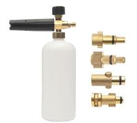 LIYJTK Brass Snow Foam Adapter Nozzle, Female Thread Converter Connector, High Pressure Washer Jet Attachment for Foam Bottle and Car Wash Gun