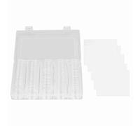 LIYJTK Coin Capsules Clear Coin Holder Case Protection with Foam Seals for Coin Collecting Storage 100pcs 17-30mm