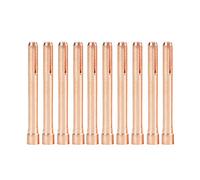 LIYJTK Collet 10N24 10PCS WP 17 18 26 2.4mm TIG Collet Tips for TIG Welding Torch 17, 18 and 26 Series