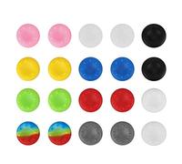 LIYJTK Controller Accessories Joystick Antiskid Cap Case Soft Comfortable Feel High Transparency Safe Environmentally Friendly Silicone 20 Pcs for PS2 360 One Gaming