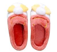LIYJTK Cotton Slippers Thick Soled Anti Slip Indoor Plush Slippers for Cold Weather Warm Winter Non Slip Soft Comfortable Grey Men Women Hotel Guesthouse Stay At Home (40-41 (Suitable for 39-40))