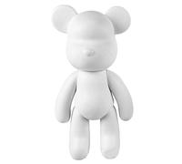 LIYJTK DIY kreative leere Age 14+ Leinwand Violent Bear Toy-Fluid Art Painting Dyeing Kit für Graffiti-Liebhaber, Vinyl anpassbar Home Decor Craft Set
