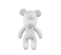 LIYJTK DIY Painting Fluid Bear Teddy Bear, Hand Made Graffiti Violent Bear Painting Kit Set Creative Home Decorations Handmade Doll Figurine Toys for Birthday Valentines(Little Bear)