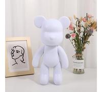 LIYJTK DIY Painting Fluid Violent Bear, Diamonds Painting Encrusted Dyeing Hand Made Graffiti Vinyl Doll Creative Home Decoration