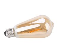 LIYJTK E27 Brown Glass Retro LED Light Lamp Bulb Lighting Decoration for Coffeehouse (4W)