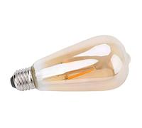 LIYJTK E27 Brown Glass Retro LED Light Lamp Bulb Lighting Decoration for Coffeehouse (6W)
