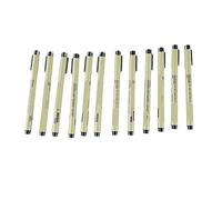 LIYJTK FINE TIP PENS SMOOTHLY WRITING NYLON NIBS FINE POINT PEN CLIP DESIGN DRAFTING