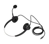 LIYJTK H360-TYPE-C Binaural Business Headset Double Sided Headset for Call Center Online Course Conference Call
