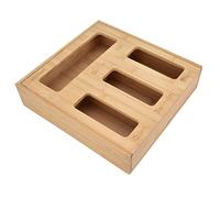 LIYJTK Kitchen Bag Organizer Holders Neat and Tidy 4 Slots Home Kitchen