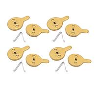 LIYJTK M355 M446 Ketone All Metal Bike Disc Brake Pad Good for MTB E-Bike Heat Dissipation Commuting Wear-Resistant