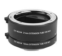 LIYJTK Macroadapter Durable Black Aluminum Alloy Close-up Ring with Autofocus for Sony FE/E Mount Camera