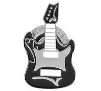 LIYJTK Magnetic Golf Cap Hat Visor Clip Ball Aiming Marker Durable Alloy Electronic Guitar White and Black for Golfers