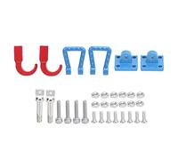 LIYJTK Metal Clevis Shackle Durable Reinforced Model High Strength for 1/10 RC Car Trailer Buckle (Blue)