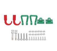 LIYJTK Metal Clevis Shackle Durable Reinforced Model High Strength for 1/10 RC Car Trailer Buckle (Green)