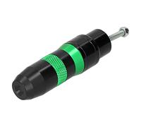 LIYJTK Motorcycle Exhaust Pipe Slider Aluminum Alloy Anti Falling Guard Protector Universal (B (Green))