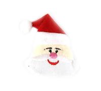 LIYJTK Pet Dog Doll Christmas Dogs Toy Small Dog Toys Squeaky Dog Toys Indestructible Toys Dog Gingerbread Plush Toys Stuffed Sloth Plush Toy Puppy Chew for Pets (Santa)