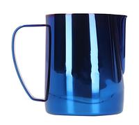 LIYJTK POINTED MOUTH STAINLESS STEEL COFFEE FROTHER CUP COFFEE LATTE MAKING FOR HOME KITCHEN (600ml)