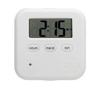 LIYJTK Portable Smart Box Timer Organizer Bell Reminder 4 Compartments ABS PP (Blue)