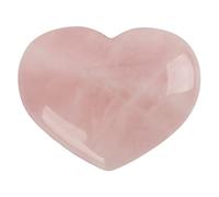 LIYJTK Rose Quartz Heart Crystal Anxiety Relief Healing Energy Premium Material for Meditation