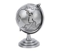 LIYJTK Rotation Alloy Table Desktop Globe Decor 360 Degree Rotation S Gray