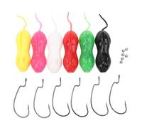 LIYJTK Simulation Fishing Lures Set Attract Fish Hidden Hooks Lightweight Portable for Seawater Boat