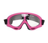LIYJTK Ski Goggles Snowboarding Goggles PC Transparent Lenses UV Protection Windproof Adjustable Headband Snowboard Glasses for Men Women (Pink Frame Clear Lens)