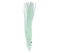 LIYJTK Squid Octopus Fishing Bait Lure 10pcs Set Lightweight Easy Catch Green White Luminous (True luminous color)