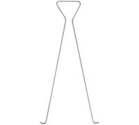 LIYJTK Stainless Steel Golf Hole Cup Picker Putting Green Double Hook Golf Training Aids Accessories