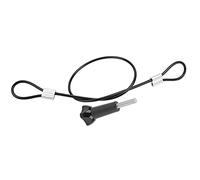 LIYJTK Stainless Steel Tether Lanyard Anti Lost Safety Strap for OSMO Portable Black 30CM Length Camera Wrist Strap