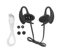 LIYJTK Swimming Headphones IPX8 Water Resistant Bluetooth Noise Reduction Wireless Earphones 32GB Memory Diving Running Surfing Yoga (Black)