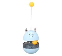 LIYJTK Treat Ball Interactive Dog Treat Ball, Cat Treat Dispenser Ball Slow Feeding Interactive Dog Pet Food Dispensing Puzzle Ball for All Dog Breeds, Toys to Keep The Busy and Enrichmen (Sky Blue)