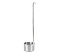 LIYJTK Wine Ladle Stainless Steel Spoon Wine Dipper Spoon Beer Pouring Measure Spoon with Hook Ladle for Kitchen(500ML)