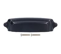 LIYJTK Zinc Alloy Durable - Drawer Handle for Cabinets Drawers Black 11x2.8cm
