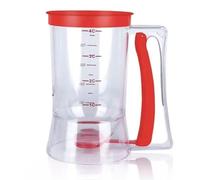 liyoe Pancake Cupcake Batter Dispenser Batter Dispenser Suitable for Cooking Any Baked Goods Red