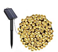 LiyuanQ Solar String Lights, Upgraded 120 LED Solar Fairy Light Waterproof Garden Light Christmas Tree Decorative Ornats Gifts Thanksgiving Wedding Party (Warm White) [Energy Class A++]