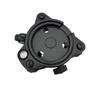 Liyuusi Black Tribrach Adapter with Optical Plummet, Surveying Tribrach for Tripod Mounting, GPS GNSS Prism Pole Adapter for Surveying Equipment Total Stations