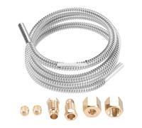 liyuxin66 1/4" OD Flexible Pilot Tube Line 950mm & Compression Fittings Male Female Nut Replace for Robertshaw for honeywell Gas Valves Tubing