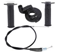 LIYYDS Motorcycle Handlebar for CT70 CT90 MR175 MT125 NX125 SL100 SL70 TL125 - Includes Throttle Cable & Grips
