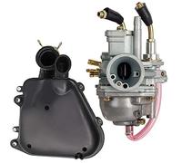 LIYYOO Carburetor + Air Filter Box Assembly Housing Kit For Polaris Predator 90 Manual Choke 90cc Carb Sportsman 90 Yamaha JOG 90 100 90cc 100cc 4DM Scrambler 90 2001-2003,by