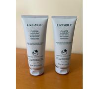 LIZ EARLE CLEANSE & POLISH RELAXING EDITION ROSE & LAVENDER 2 X 100ML TUBES - BN