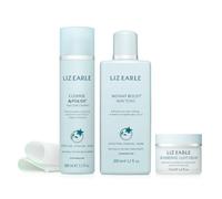 Liz Earle Skincare Set, Cleanse & Glow Exfoliating Tonic 100ml, Smooth & Glow Exfoliating Tonic 50ml, Revitalise & Glow Illuminating Moisturiser, Skin Brightening Formula