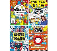 Liz Pichon Collection 4 Books Set (Meet the Mubbles, You Can Draw, Shoe Wars & Tom Gates The Music Book)