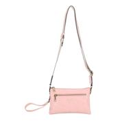 Liz Soto Chloe Small Crossbody Purses for Women - Convertible Cross Body Bag, Clutch Wallet Wrist Purse with Woven Strap, Rose, Chloe